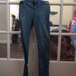 Leopard Print Skinny Jeans